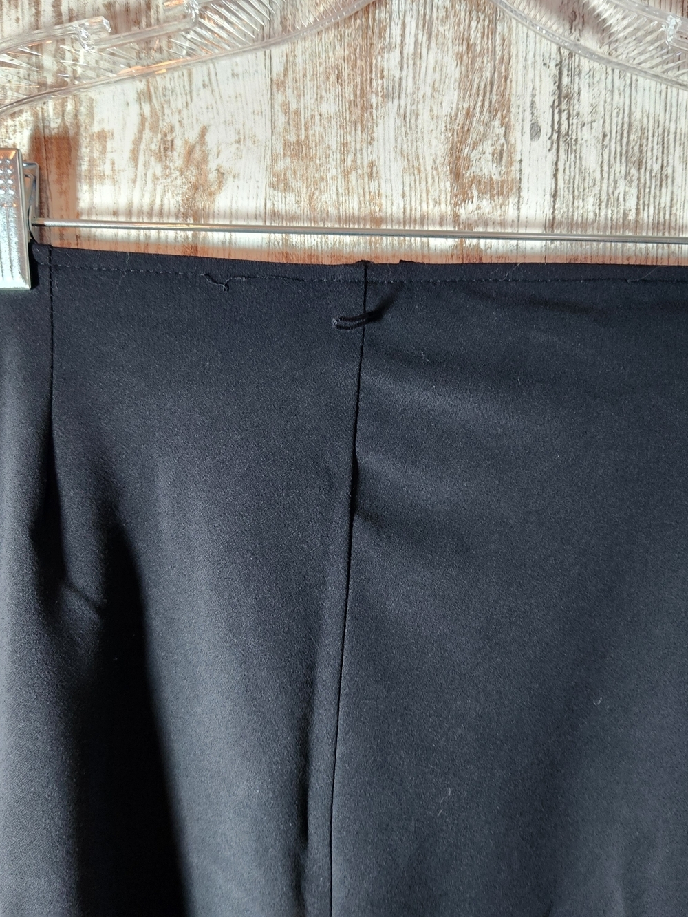 Charlotte Russe Black Midi Flared Panel Skirt Size 11/12 - Picture 3 of 7